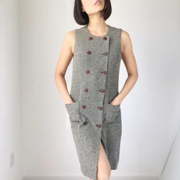 Ann Taylor Dresses & Skirts - Ann Taylor custom tweed button down dress